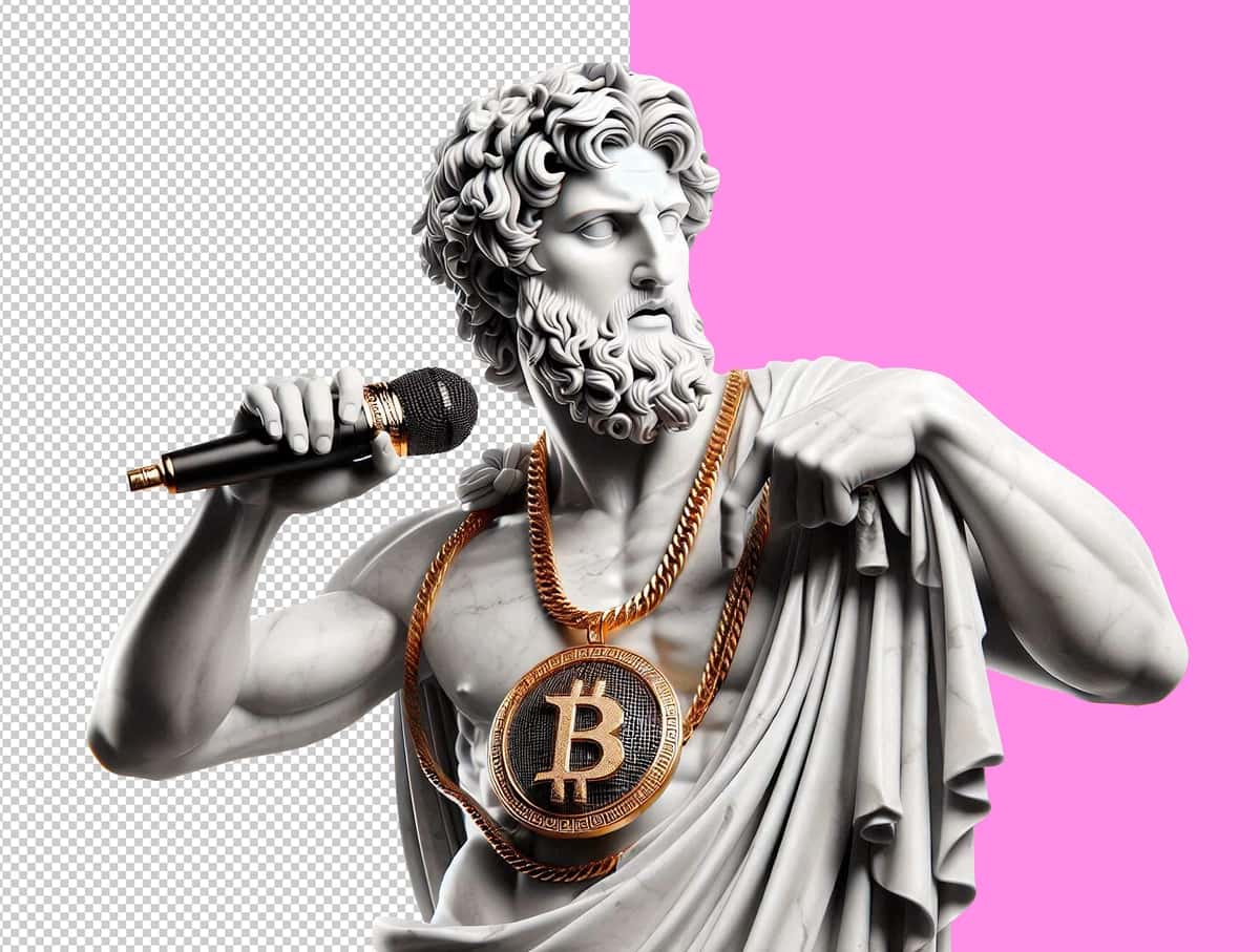 Shaffof fon mikrofonini ushlab turgan inson haykali | Human sculpture rapper holding microphone transparent background 1