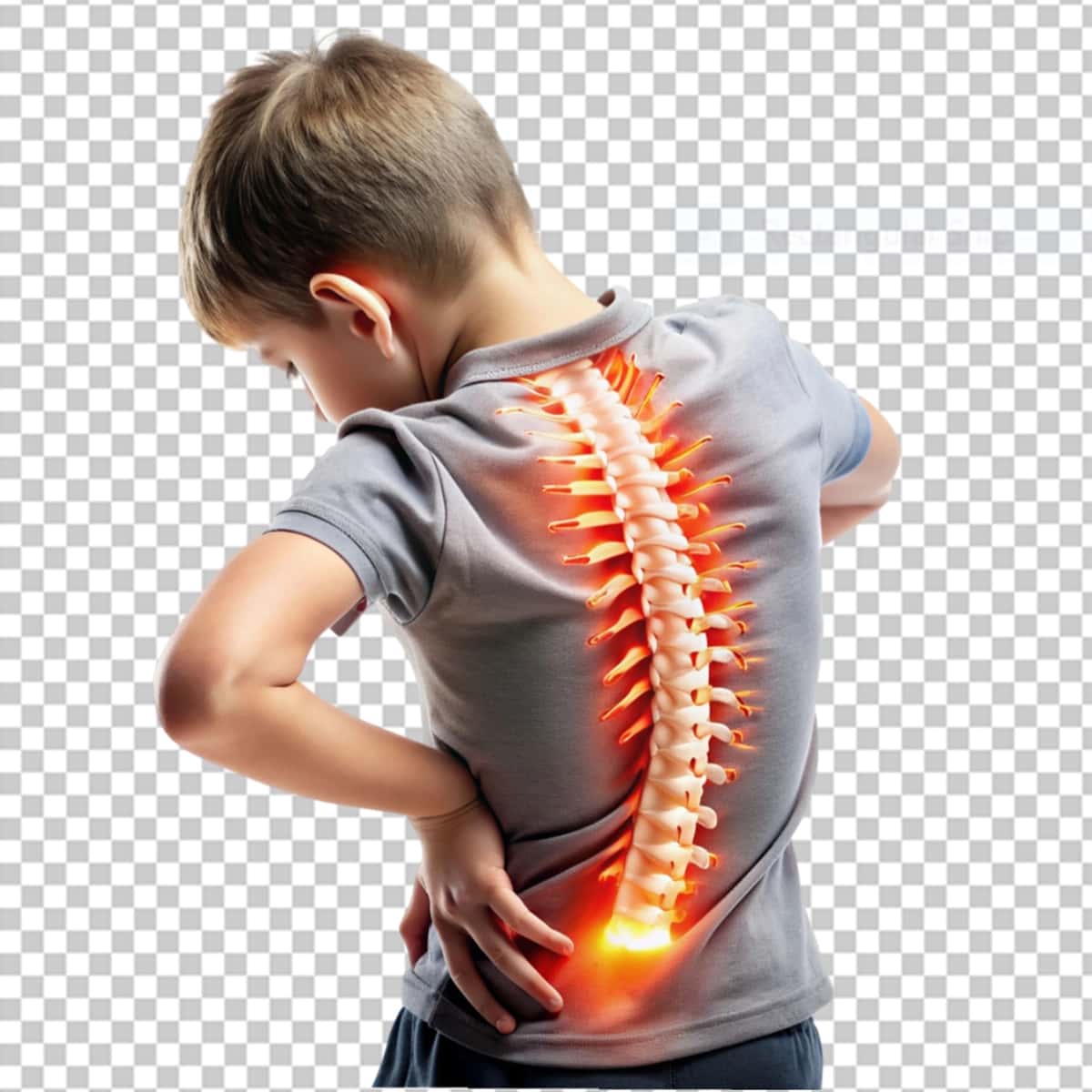Orqa og'rig'i shaffof fon | Back pain transparent background 1