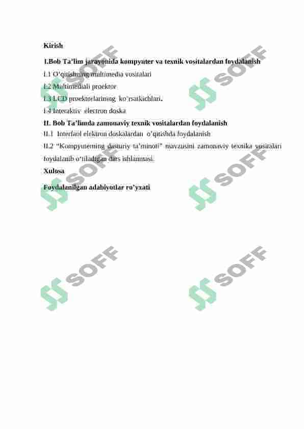 Interaktiv texnologiyalar asosida Informatikani o'qitish 2
