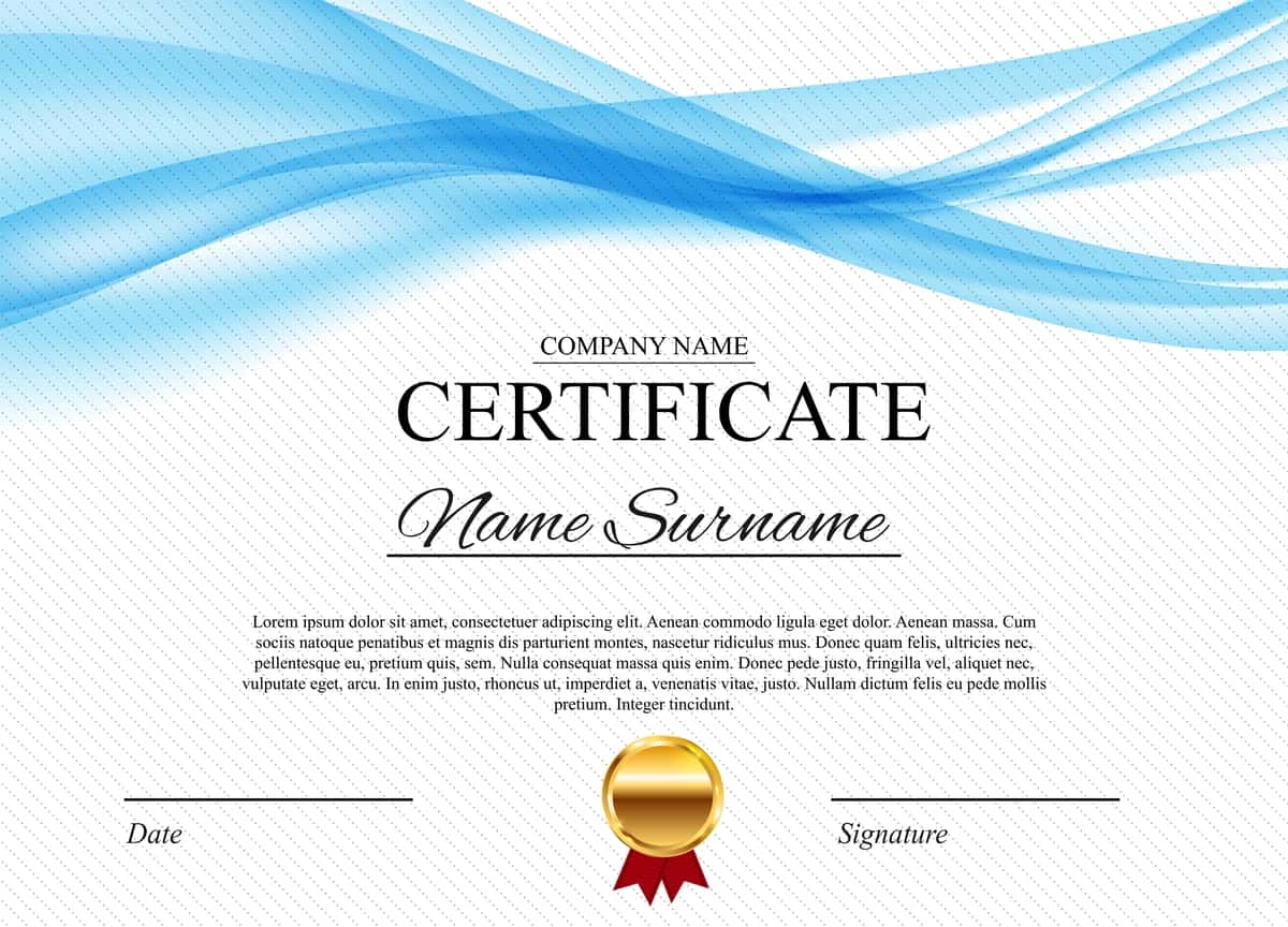 Sertifikat mukofoti diplom shabloni | Certificate award diploma template 1