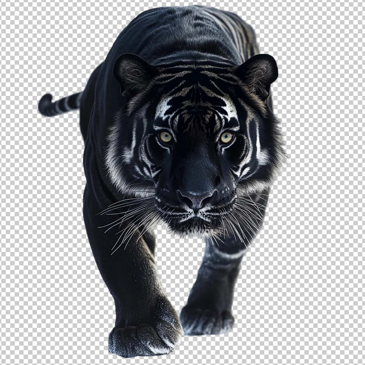 Haqiqiy qora pantera yotgan holda ulug'vor qora pantera | Realistic black panther lying down illustration majestic black panther 1