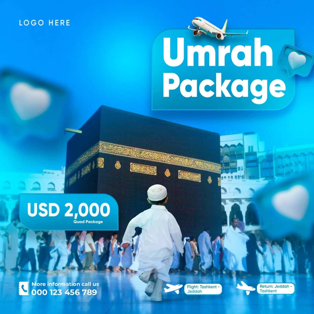 Umrah Travel Poster 1