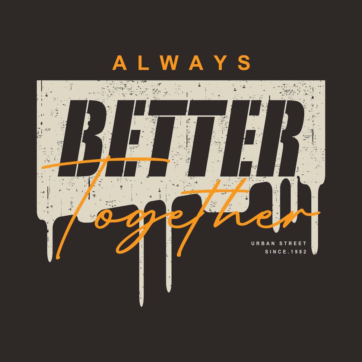 Kuchli bo'ling shahar ko'chasi grafik dizayni tipografiyasi vektor illyustratsiyasi | Stay strong urban street graphic design typography vector illustration 1