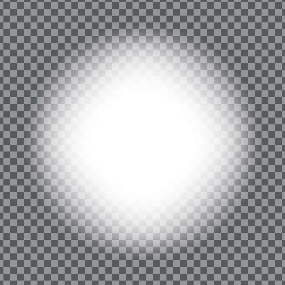 Shaffof yorug'lik nuqtasi xiralashgan yorqin markaz oq porlash effekti shaffof | Transparent light spot faded bright center white glow effect transparent 1