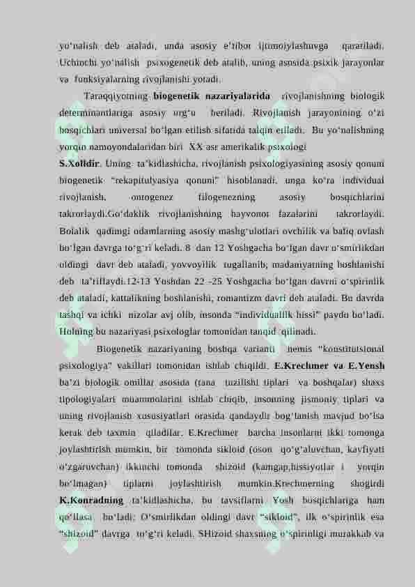 ILK O'SPIRINLIK VA O'SPIRINLIK  DAVRIDA PSIXIK RIVOJLANISH   XUSUSIYATLARI 6