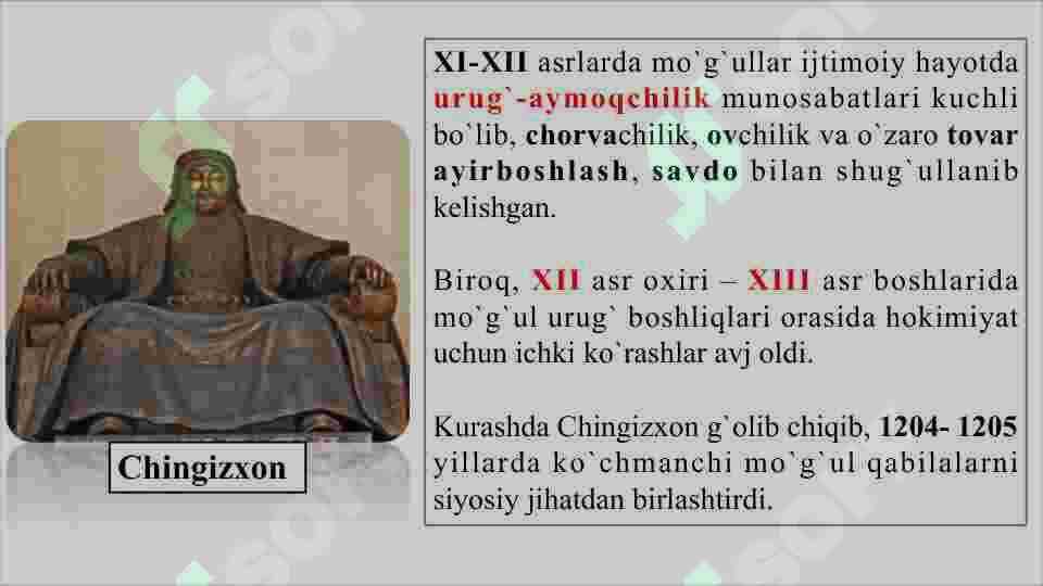 Chingizxonning Markaziy Osiyoni bosib olishi. Jaloliddin Manguberdi -  ozodlik uchun kurashuvchi 2