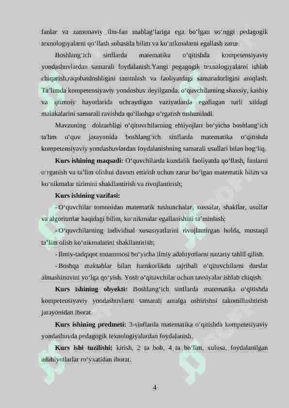 3-sinflarda matematika o‘qitishda kompetensiyaviy yondashuv 4