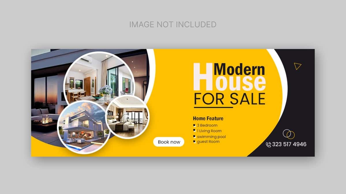 Raqamli marketing agentligi korporativ facebook qopqog'i shabloni | Digital marketing agency corporate facebook cover template 1