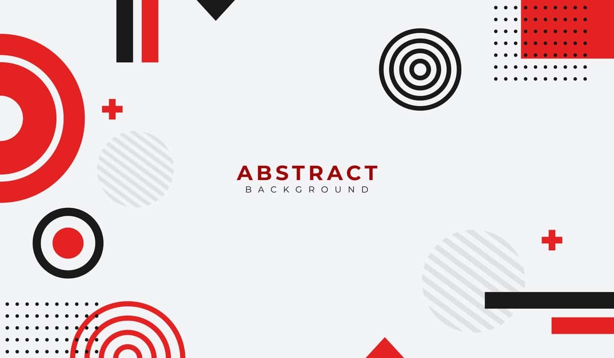 Qizil qora mavhum geometrik fon vektor tasviri | Red black abstract geometric background vector illustration 1