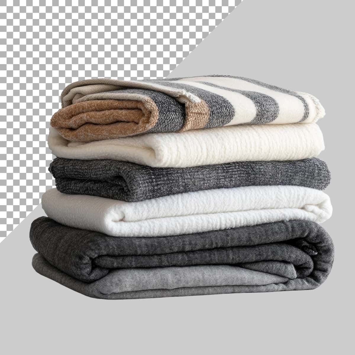 Shaffof fonda adyolni tashlang | Throw blankets transparent background 1