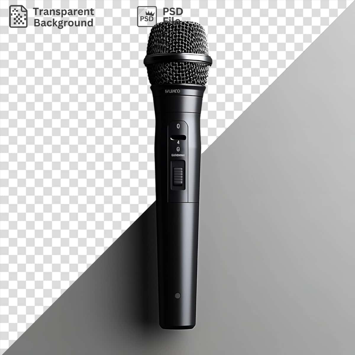 Psd rasm realistik fotografik opera xonandalari mikrofon kulrang | Psd picture realistic photographic opera singers microphone gray 1