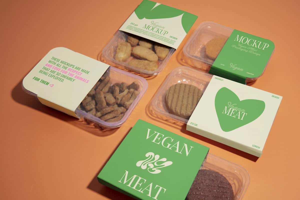 Vegan oziq-ovqat plastik qadoqlash | Vegan food plastic packaging 1