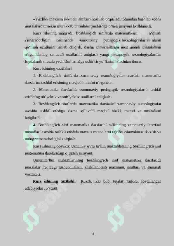 4-sinf o‘quvchilariga masalalarni o‘rgatish metodikasi 4