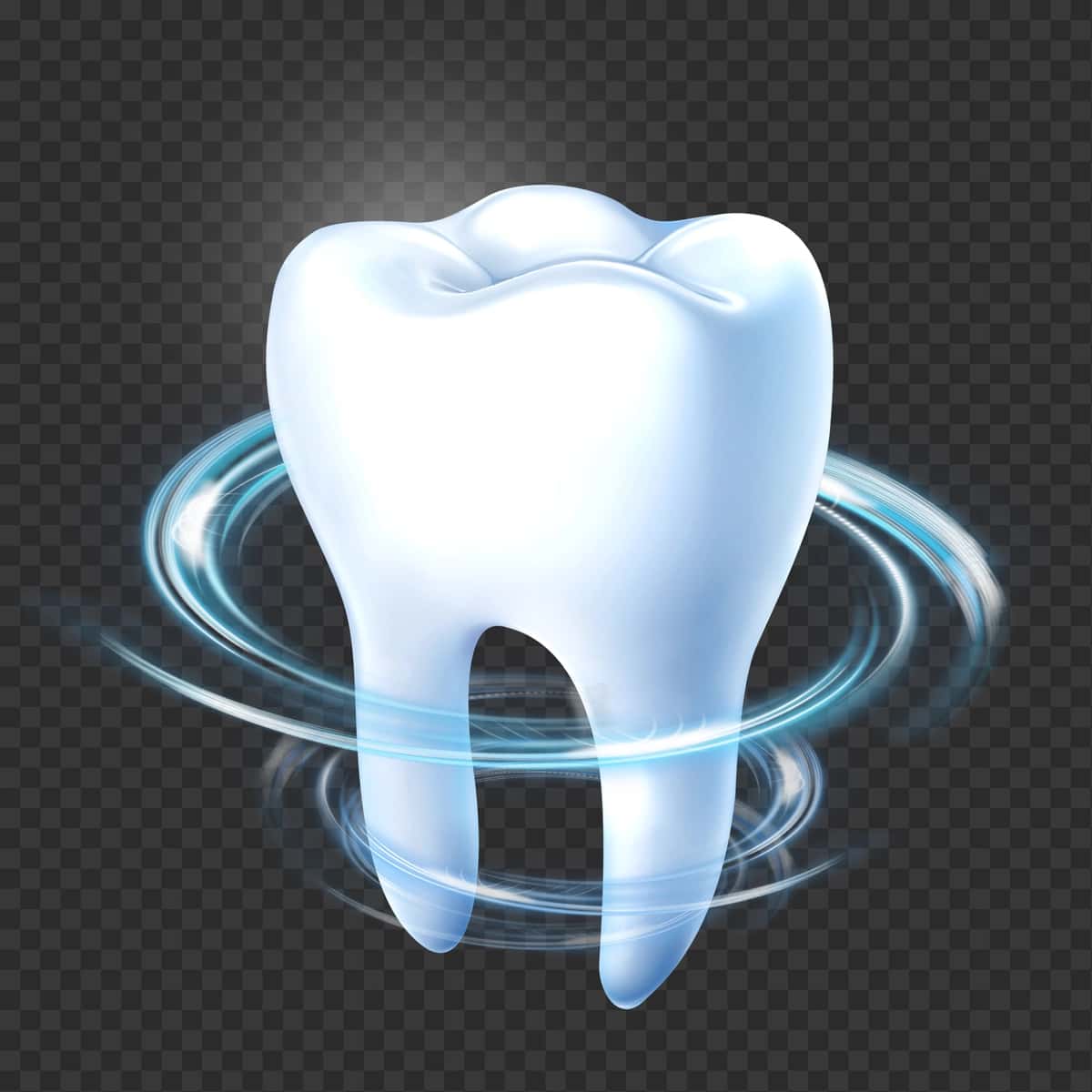 Yaltiroq effektli sog'lom porloq tishlar psd | Healthy shiny teeth with sparkling effect psd 1