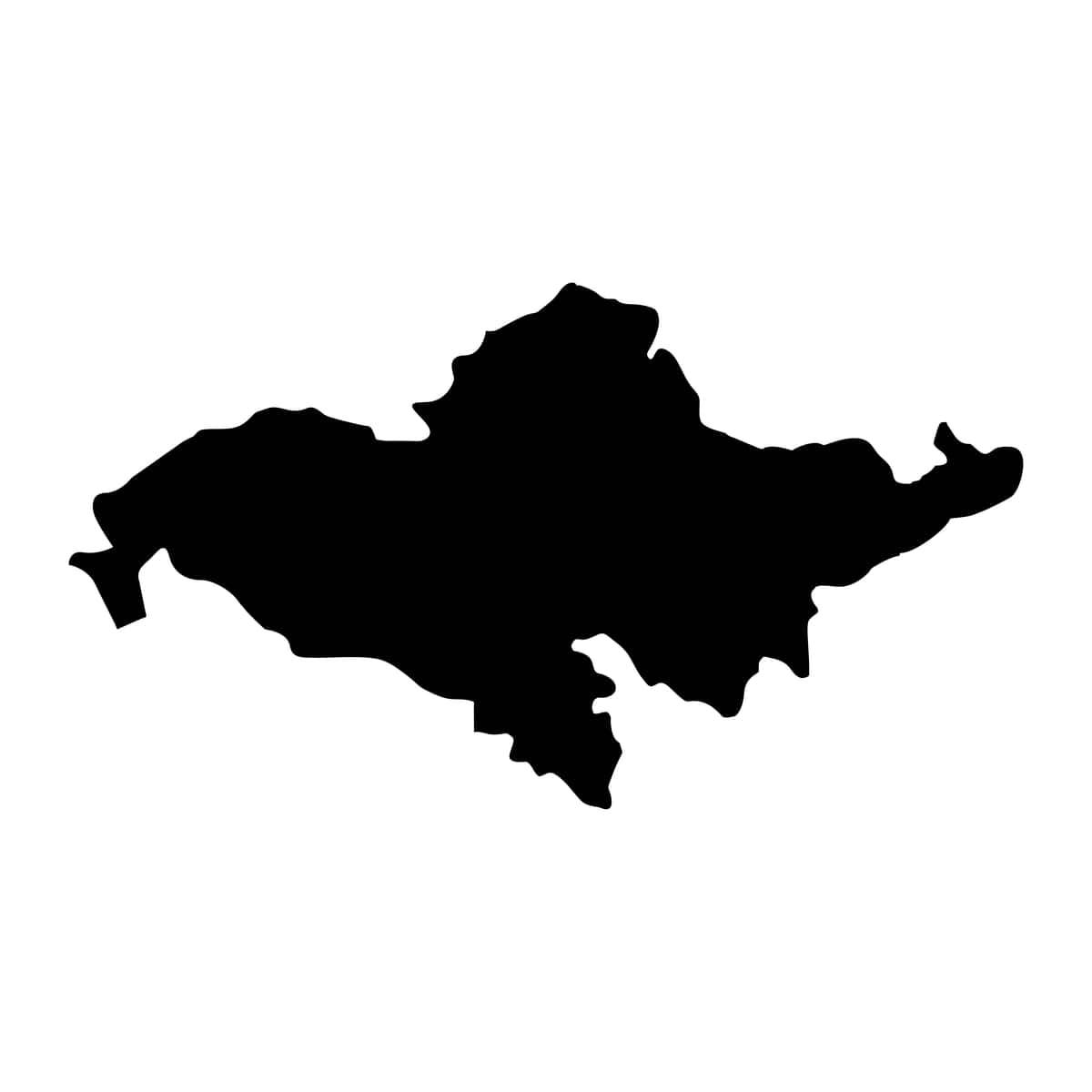 Andijon viloyati xaritasi ma'muriy bo'linish O'zbekiston vektor tasviri | Andijan region map administrative division uzbekistan vector illustration 1