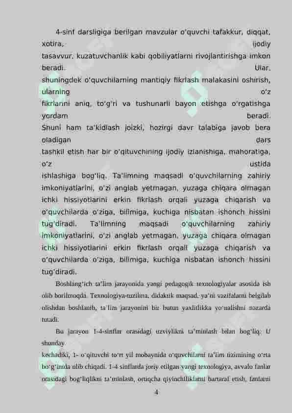 Boshlang‘ich sinf matematika darslarida ijodiy qobiliyatni shakllantirish. 4