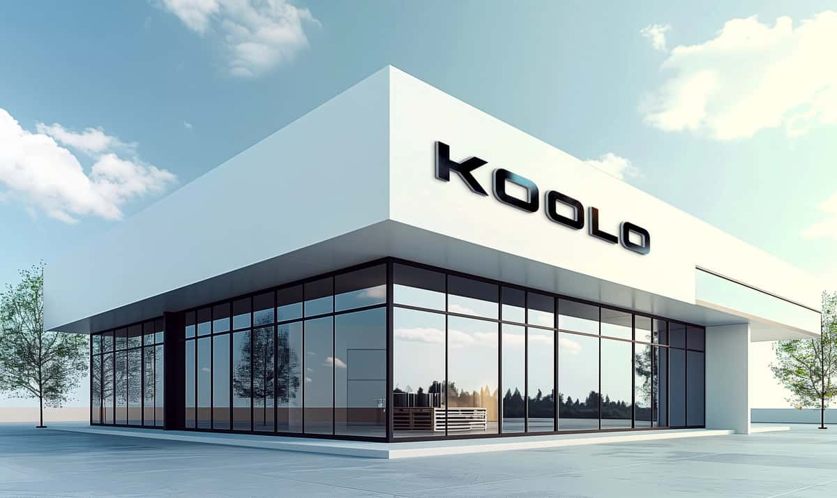 3D oq bino jabhasi logotipi maket | Logo mockup 3d white building facade 1
