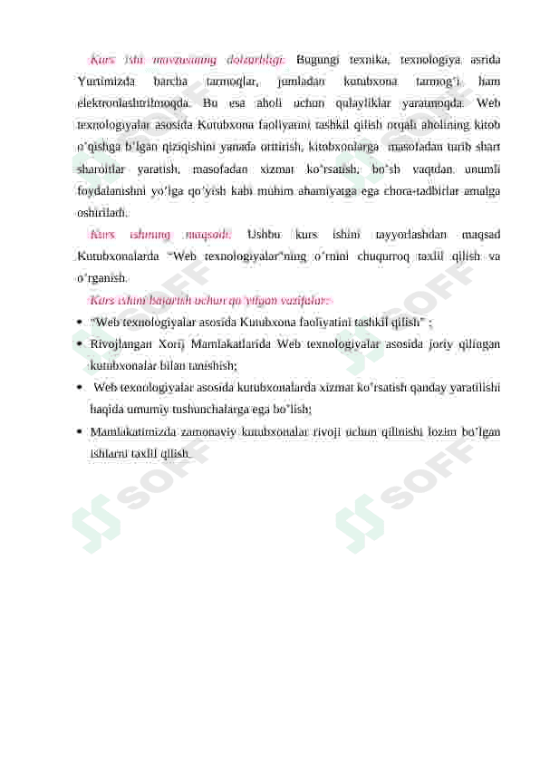 Axborot Kutubxonalarda Veb texnologiyalarni qo'llash usullari 3