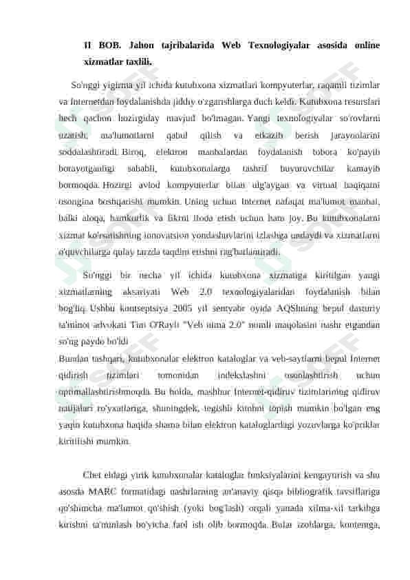 Axborot Kutubxonalarda Veb texnologiyalarni qo'llash usullari 8