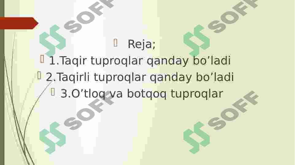 Taqirlar va taqirli o’tloq va botqoq tuproqlar 3