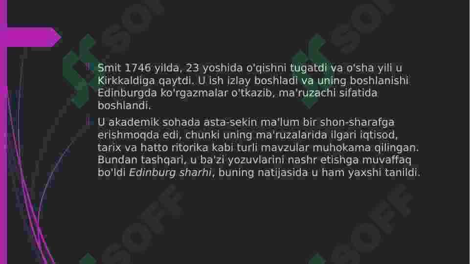 Adam smit hayoti va ijodi 7