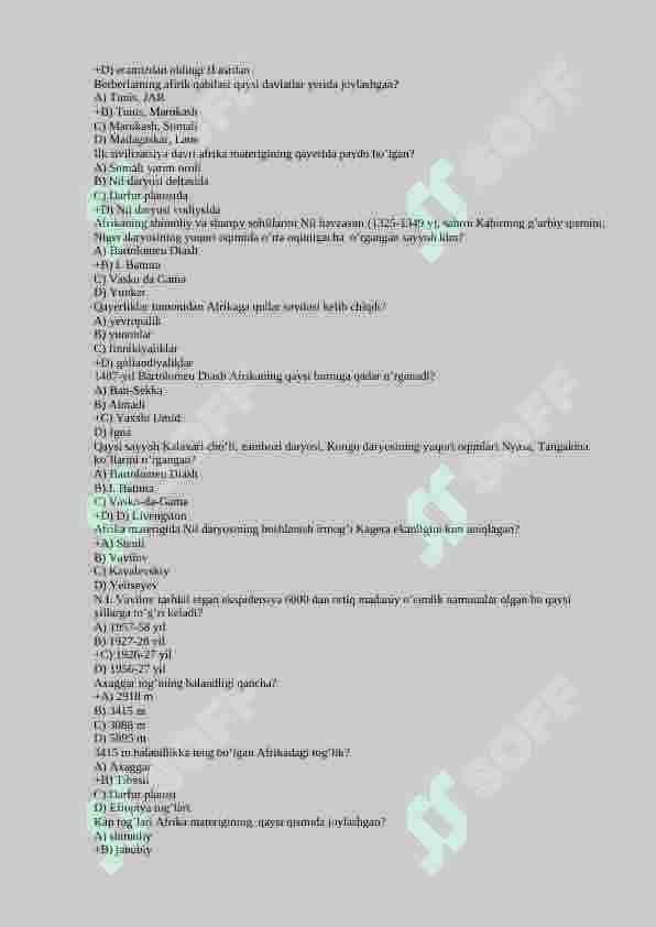 Afrika test 2