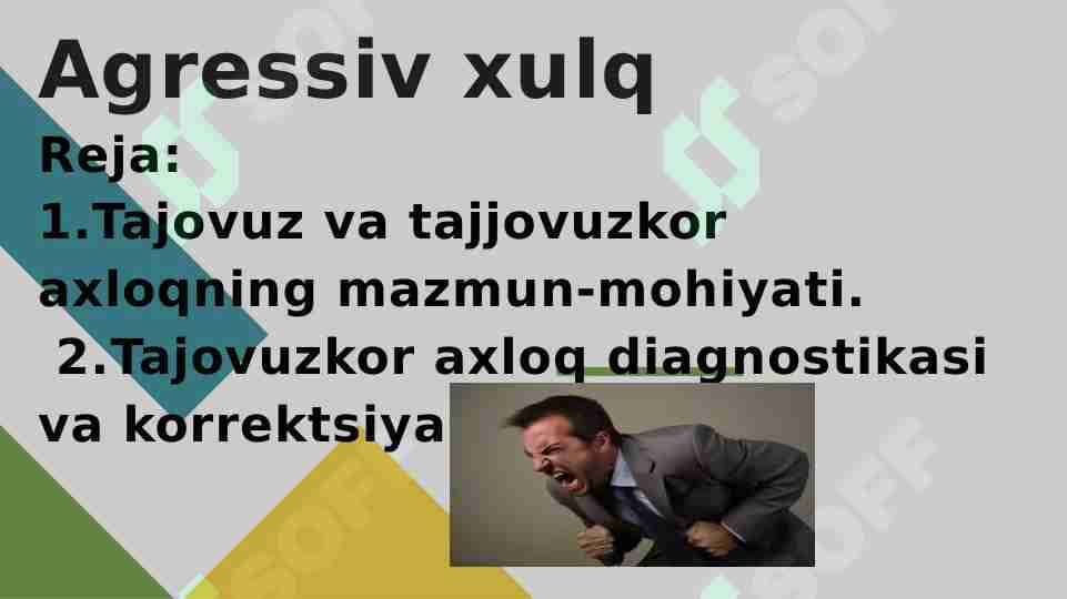 Agressiv xulq 1