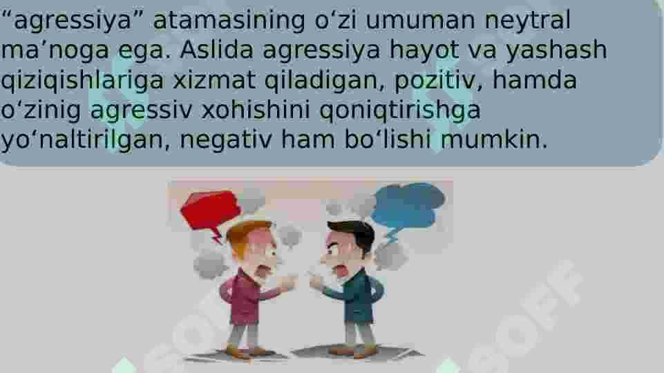 Agressiv xulq 3