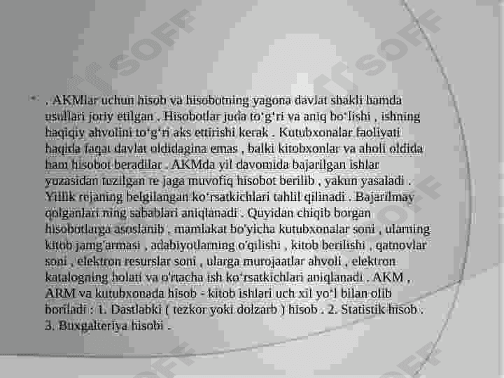 Hisobot va hisobot turlari bilan tanishish 3