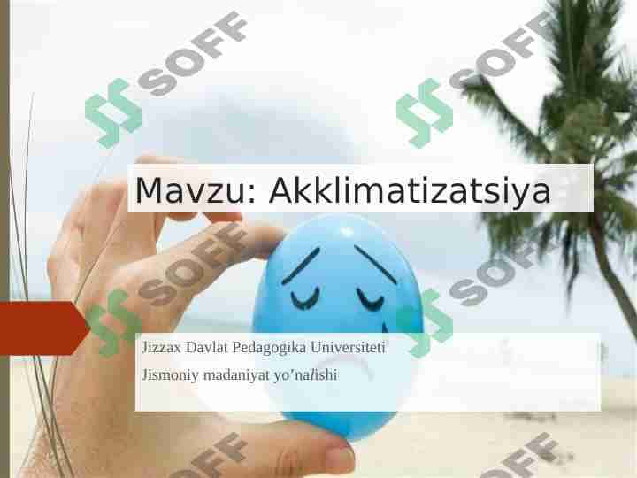 Akklimatizatsiya