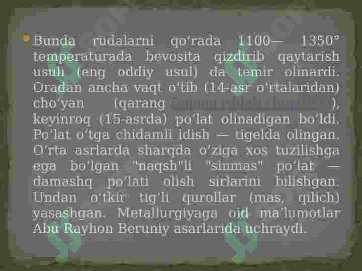 Alkimyo davri 8