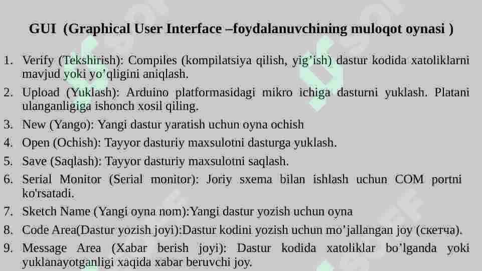 Arduino IDE C++ dasturlash 4