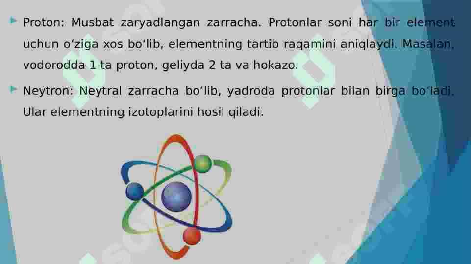 Atom tuzilishi 4