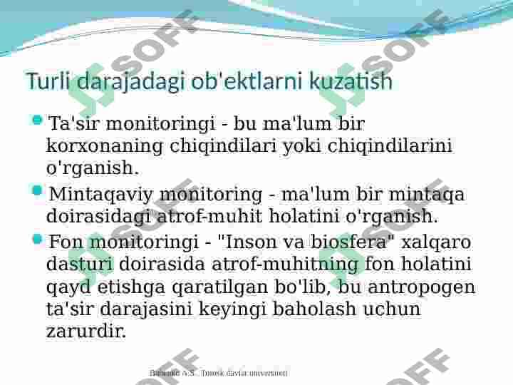 Atrof-muhit monitoringi 6