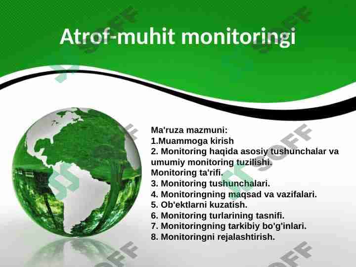 Atrof muhit monitoringi