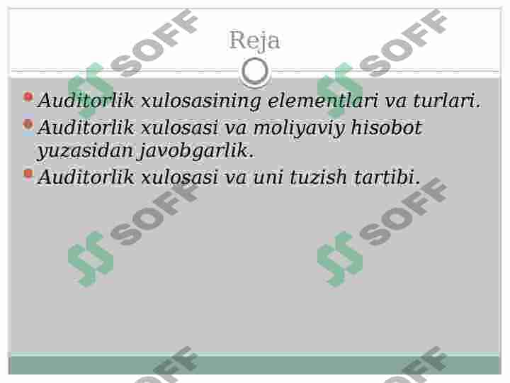 Audit va moliyaviy nazorat 2