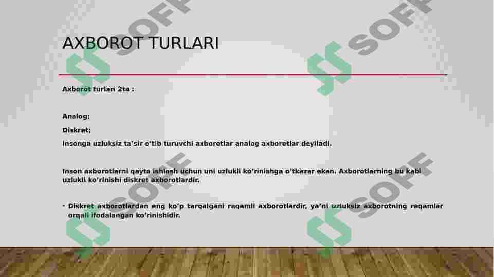Axborot va uning turlari 3