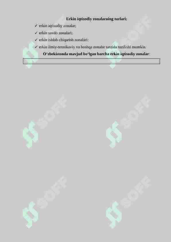 Erkin iqtisodiy iqtisodiy zonalar va kichik sanoat zonalarida ishlab chiqarishni tashkil etish istiqbollari 7