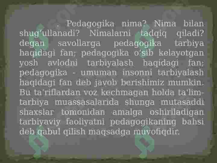 Boshlangʻich taʼlim pedagogikasining umumiy asoslari 4