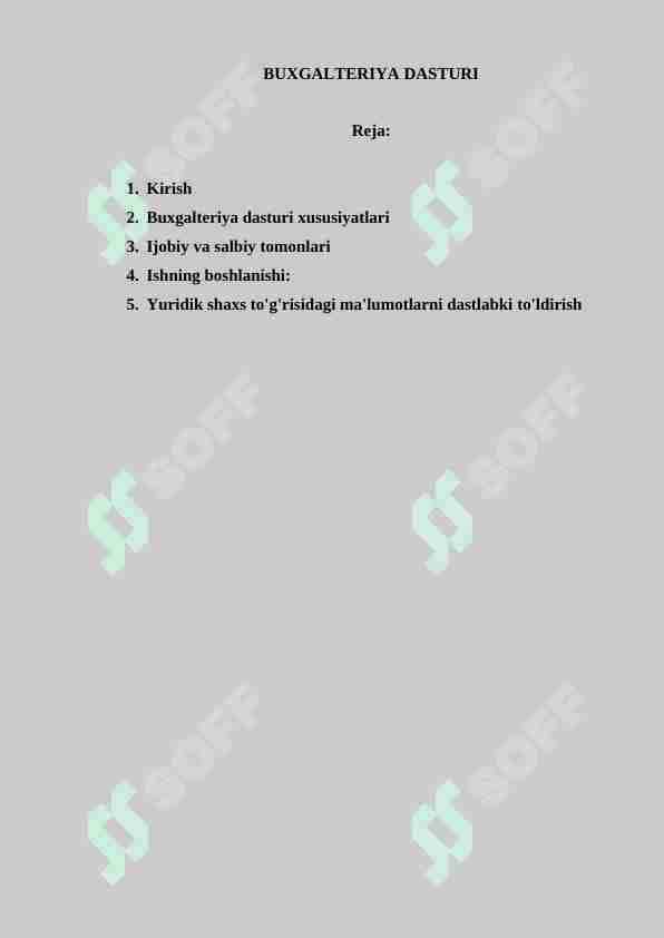 BUXGALTERIYA DASTURI 1
