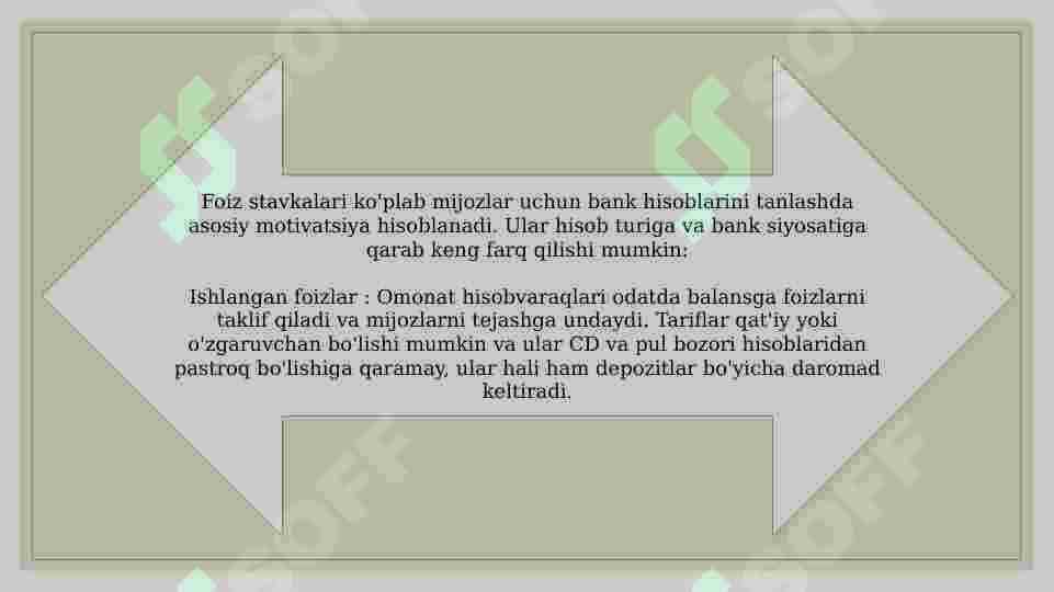 Bank hisob-kitoblari 7