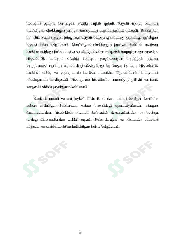 Banklar, ularning turlari va kredit tizimidagi roli 7