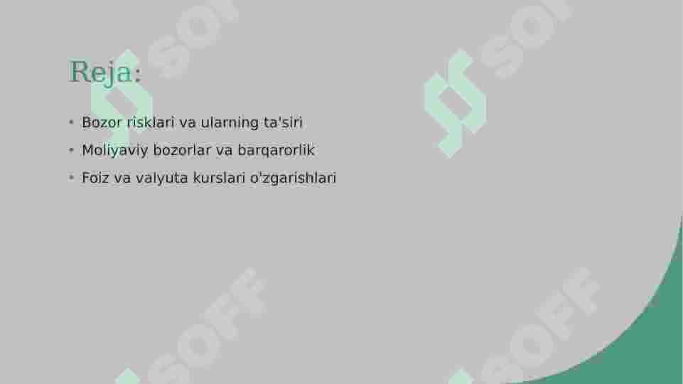 Bozor risklari 2