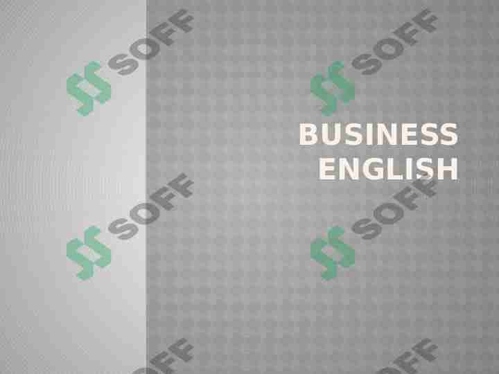 Business English 1