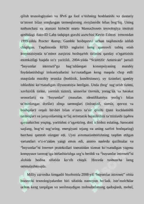 Narsalar interneti haqida umumiy ma'lumot 2