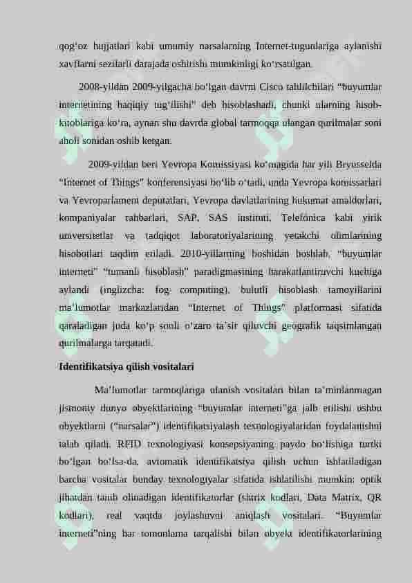 Narsalar interneti haqida umumiy ma'lumot 3