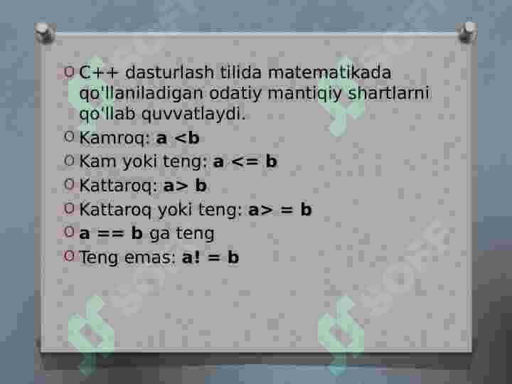 C++ Shart Operatori 3