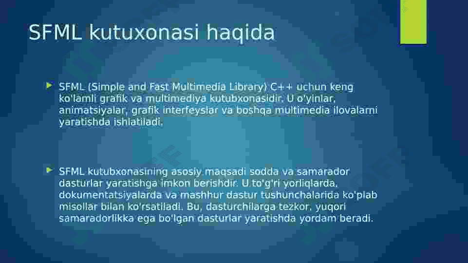 C++ da animatsiyalar 7