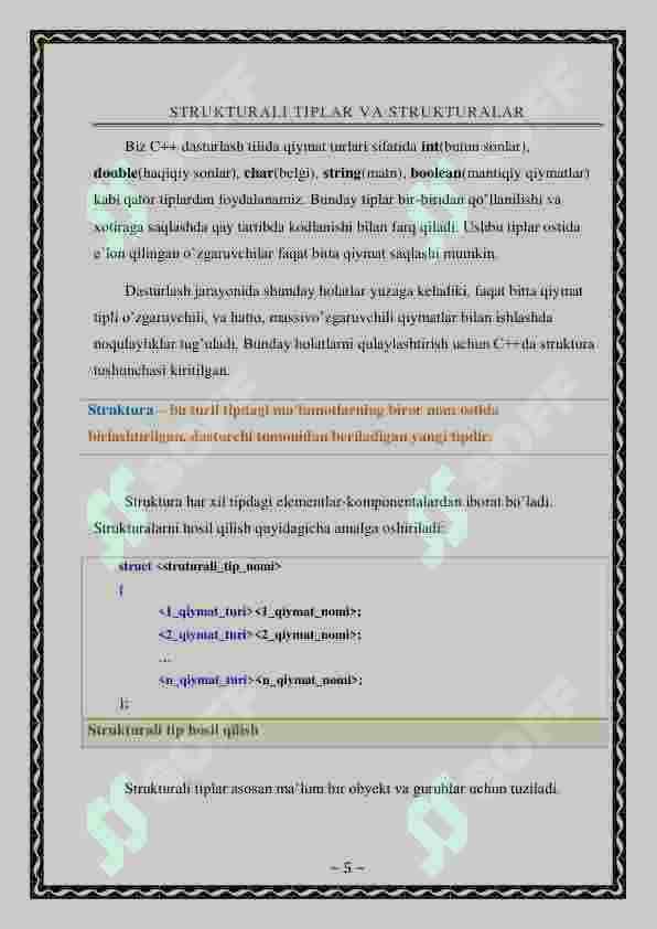 C++ tilida strukturalar 5