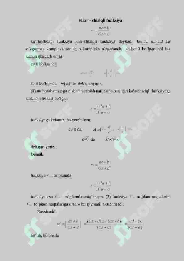 Chiziqli Funksiya 3
